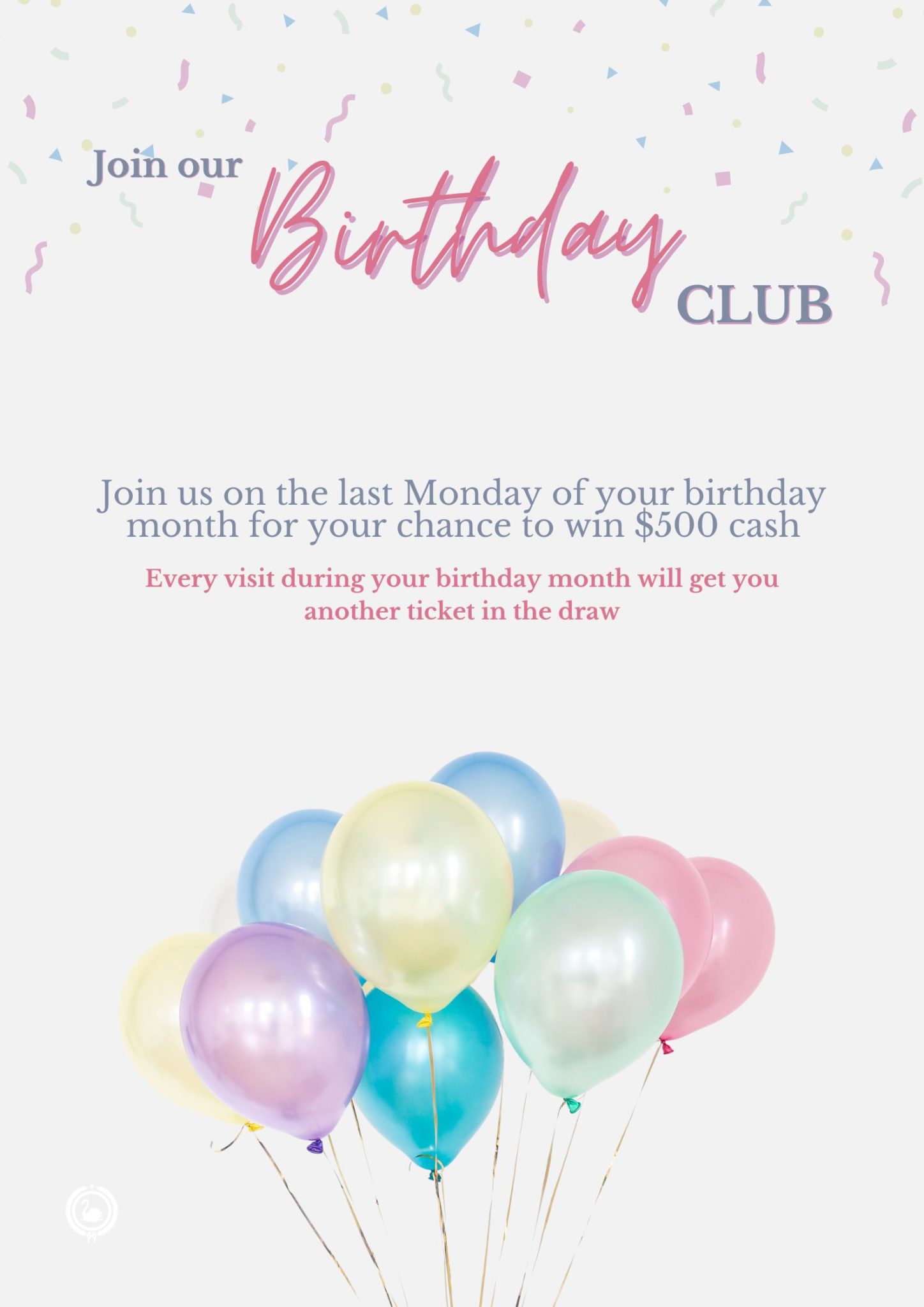 $500 Birthday Draw